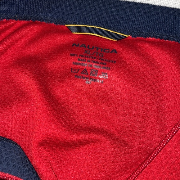 Nautica Red & Navy Blue Pull Over - Picture 8 of 8